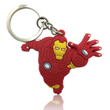 1pcs PVC Cartoon Figure  Key Chain Anime Hulk Batman Key Holder Christmas Gift