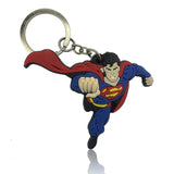 1pcs PVC Cartoon Figure  Key Chain Anime Hulk Batman Key Holder Christmas Gift