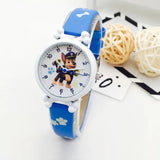 Children's Electronic Waterproof Watch Leather Strap Boys Girl Quartz Watch Kids Gift