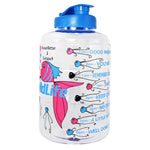 Plastic Wide Mouth Big Drinking Water Bottles Tourism GYM Travel Unique Item