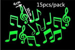 100pcs/bag 3cm Glow in Dark Toys Luminous Star Stickers Bedroom Sofas Room