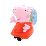 Original 19cm Peppa Pig George Animal Stuffed Plush Toys Cartoon Family Friend Pig Party Dolls For Girl Children Birthday Gifts