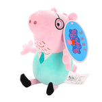 Original 19cm Peppa Pig George Animal Stuffed Plush Toys Cartoon Family Friend Pig Party Dolls For Girl Children Birthday Gifts