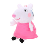 Original 19cm Peppa Pig George Animal Stuffed Plush Toys Cartoon Family Friend Pig Party Dolls For Girl Children Birthday Gifts