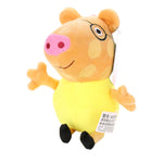 Original 19cm Peppa Pig George Animal Stuffed Plush Toys Cartoon Family Friend Pig Party Dolls For Girl Children Birthday Gifts