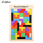 Math Toys For Children Model Wooden Learning Education Montessori 3D Puzzle