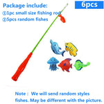 Boy girl fishing toy set suit magnetic play toys fish square hot gift for kids Free Shipping GYH