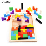 Math Toys For Children Model Wooden Learning Education Montessori 3D Puzzle