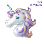 1set Unicorn Party Supplies Pink Rainbow Kids Birthday Decor