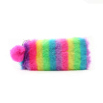 2020 Cute Multi-Color Rainbow Pencil Case Women Girls School Supplies Bag