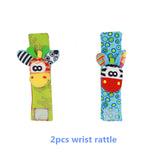 Infant Baby Kids Socks rattle toys Wrist Rattle and Foot Socks 20% off