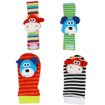 Infant Baby Kids Socks rattle toys Wrist Rattle and Foot Socks 20% off