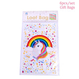 Gift Bag Birthday Party Decorations Bags Unicorn Theme Supplies Packaging Candy Box