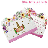 Gift Bag Birthday Party Decorations Bags Unicorn Theme Supplies Packaging Candy Box