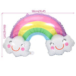 1set Unicorn Party Supplies Pink Rainbow Kids Birthday Decor