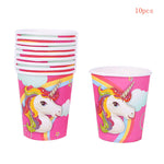 1set Birthday Party Decoration Rainbow Unicorn 3-tier Paper Cake Stand Baby shower