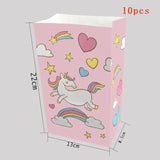 1set Birthday Party Decoration Rainbow Unicorn 3-tier Paper Cake Stand Baby shower