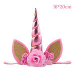 1set Birthday Party Decoration Rainbow Unicorn 3-tier Paper Cake Stand Baby shower