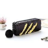 11Color Option Reversible Sequin Pencil Case for Girls School Supplies Super Big