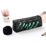 11Color Option Reversible Sequin Pencil Case for Girls School Supplies Super Big