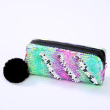 11Color Option Reversible Sequin Pencil Case for Girls School Supplies Super Big