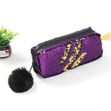 11Color Option Reversible Sequin Pencil Case for Girls School Supplies Super Big