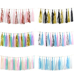 1Set Mixed DIY Tissue Paper Tassel Garland for Party Decorations  Favors Supplies