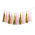 1Set Mixed DIY Tissue Paper Tassel Garland for Party Decorations  Favors Supplies