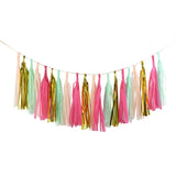 1Set Mixed DIY Tissue Paper Tassel Garland for Party Decorations  Favors Supplies