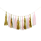 1Set Mixed DIY Tissue Paper Tassel Garland for Party Decorations  Favors Supplies