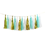 1Set Mixed DIY Tissue Paper Tassel Garland for Party Decorations  Favors Supplies