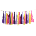 1Set Mixed DIY Tissue Paper Tassel Garland for Party Decorations  Favors Supplies