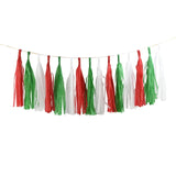 1Set Mixed DIY Tissue Paper Tassel Garland for Party Decorations  Favors Supplies